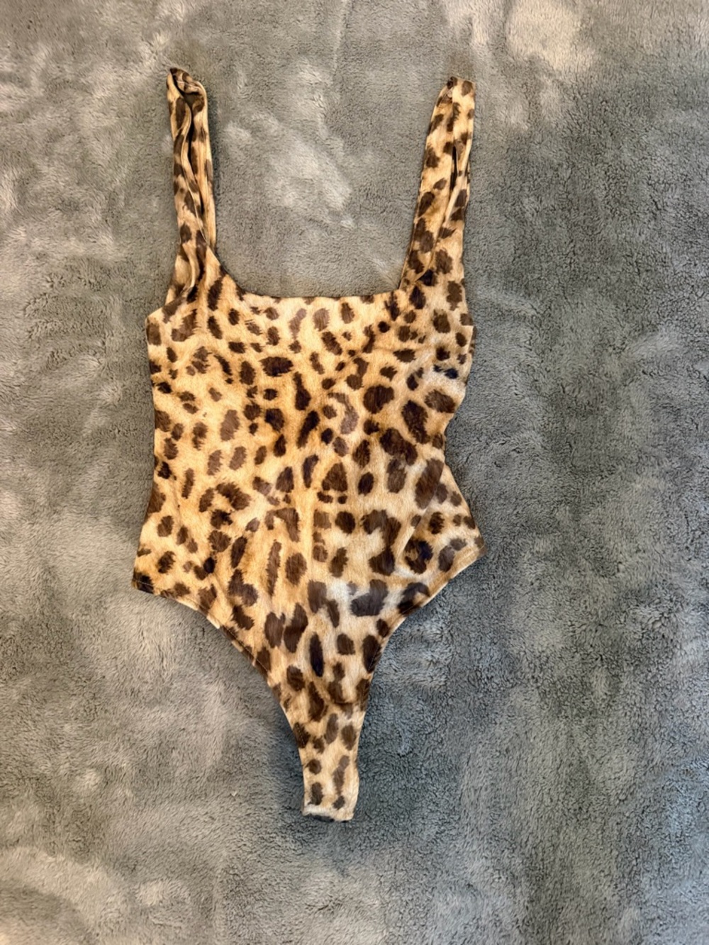 Zara Brown Leopard-Print One-Piece